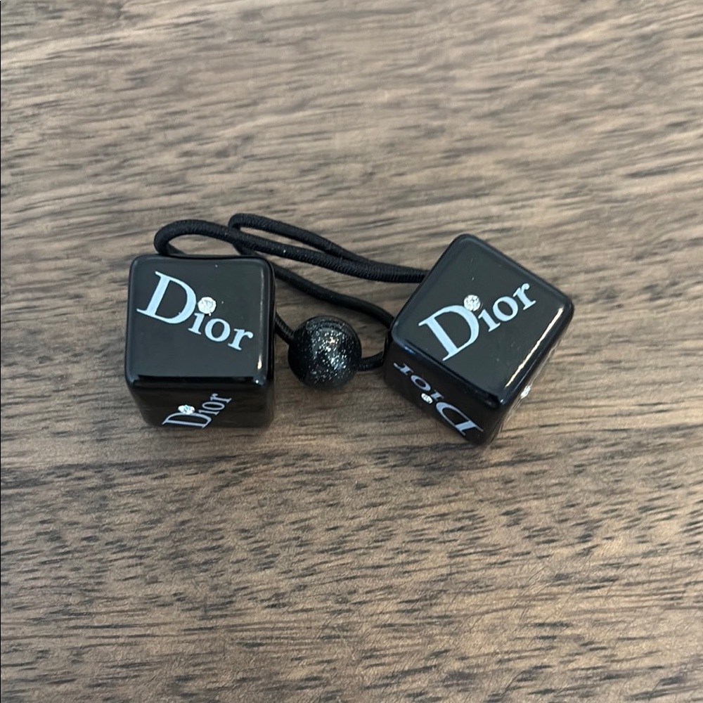 DIOR Hair Tie | Rare Mid 2000s | NWOT | Baubles Dice | Blk | multiple available